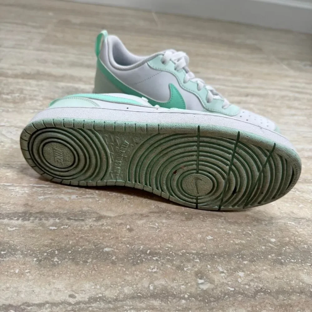 Nike White and Green Trainers